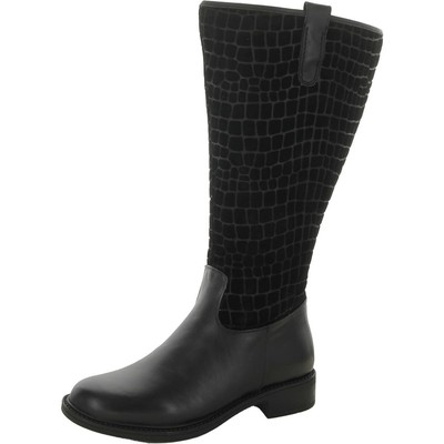 David Tate Womens Best 20 Black Knee-High Boots Shoes 6 Medium (B,M) BHFO 6190