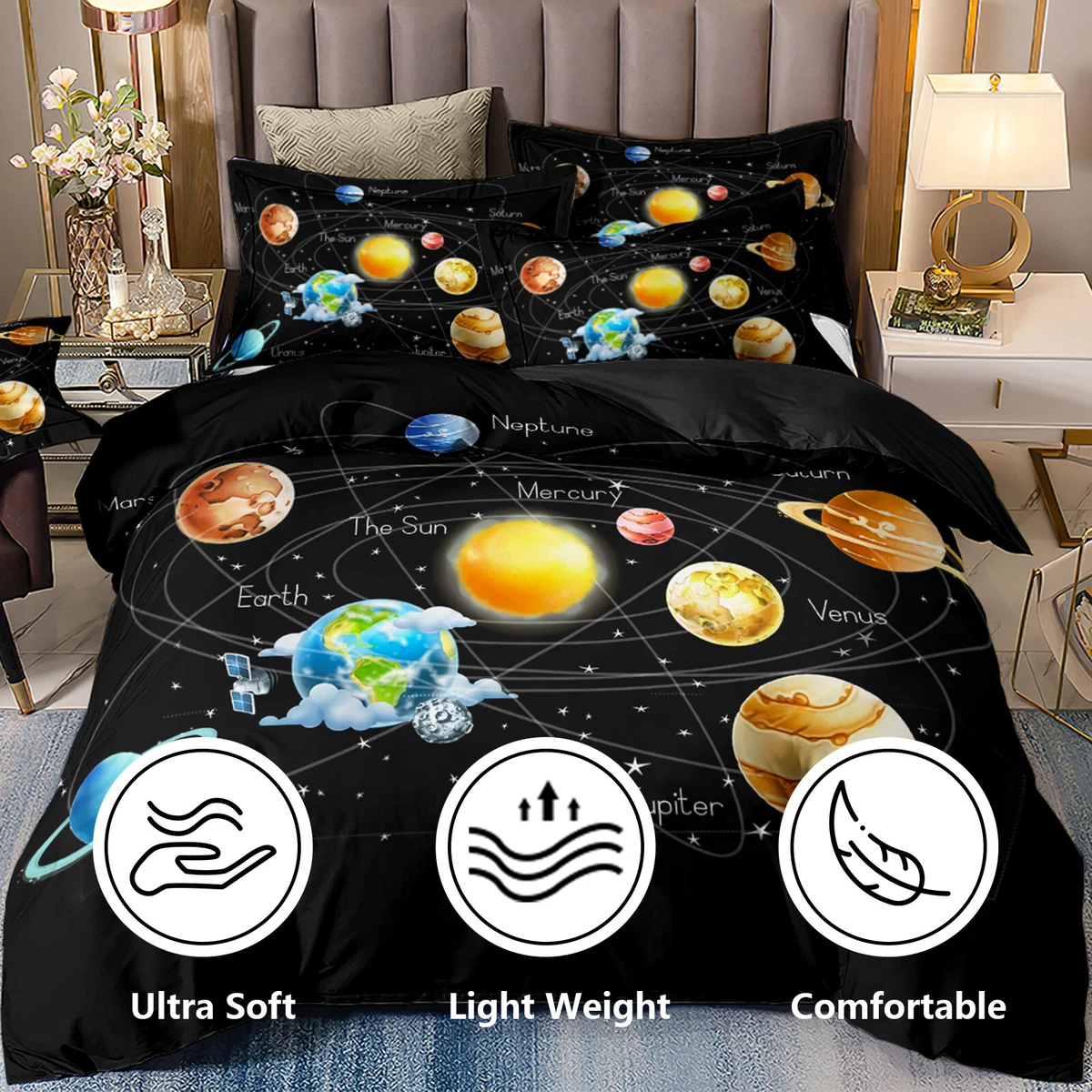 Solar System Bed Sheets