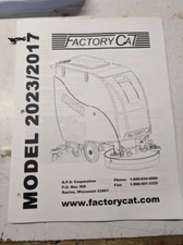FACTORY CAT OPERATOR SERVICE PARTS LIST BOOK DIAGRAMS 2023 2017 MODEL