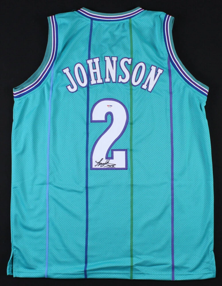 Larry Johnson Signed Charlotte Hornets