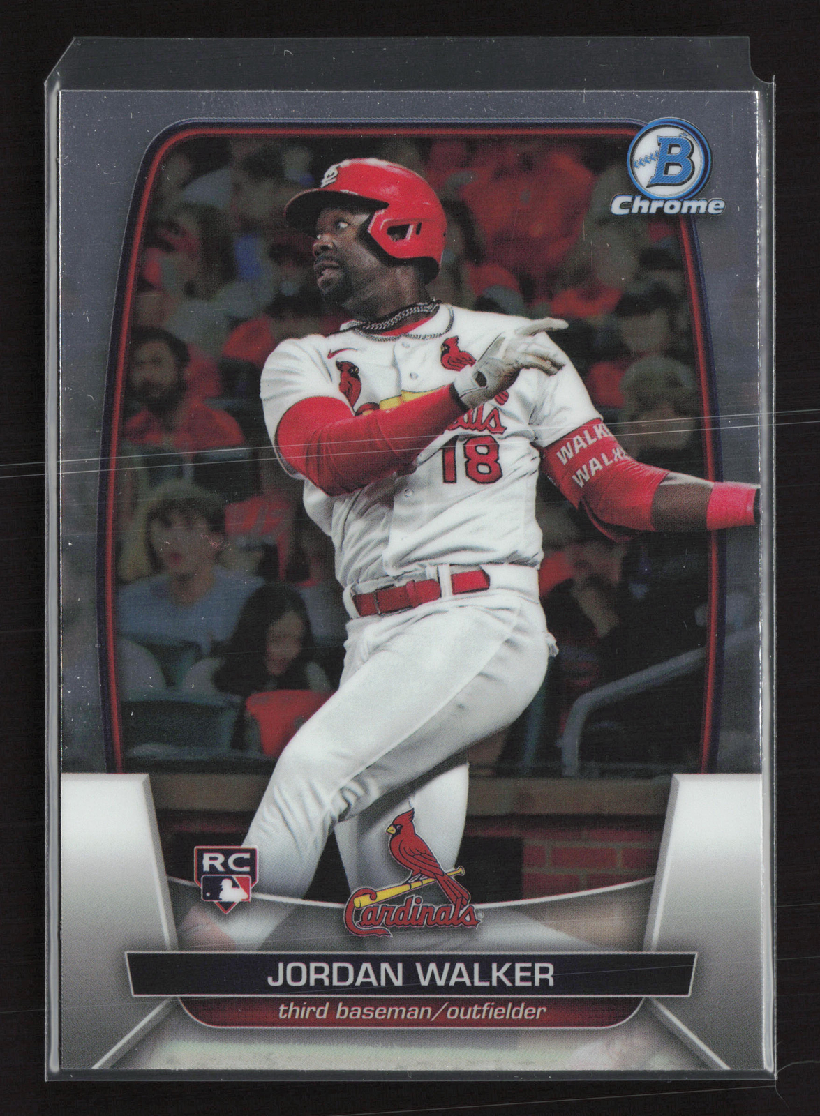 2023 Bowman Chrome #18 Jordan Walker St. Louis Cardinals RC