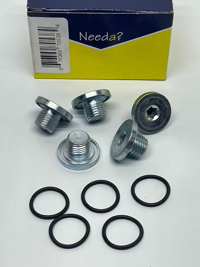 M14-1.50 Oil Drain Plug, Countersunk Thin Hex Head, xref # 673186
