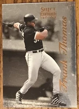 Frank Thomas 1996 Select Certified Card #1 Chicago White Sox MLB HOF Free Ship
