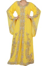 SALE !! New African Kaftan Farasha Moroccon Islamic Dubai Wedding Formal Dresses