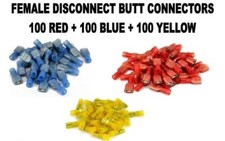 12-10 16-14 22-18 GAUGE NYLON FEMALE QUICK DISCONNECT CONNECTORS 300PCS 100/GA