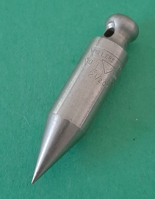 NOS NEW MILLERS FALLS Tools USA No. 1  PLUMB  BOB  2-1/2 oz Ounce #1 READ 6E