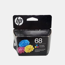 HP 68 Tri-Color Ink Cartridge Genuine OEM May 2026 HP Envy NEW