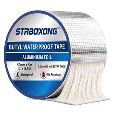 Butylklebeband 50mm x 5m Selbstklebend Dach, Rohr, Wand