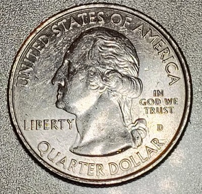 2019 D Washington Error San Antonio Missions Quarter/ Double Rim