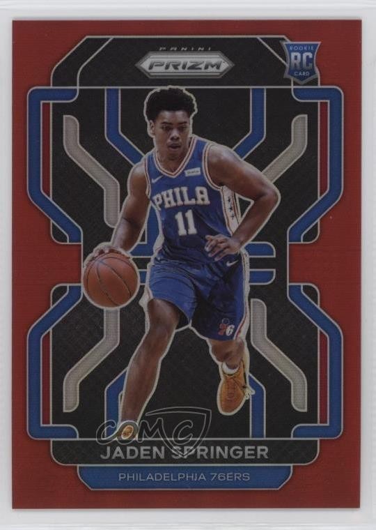 2021-22 Panini Prizm Red Prizm 114/299 Jaden Springer #317 1hq0