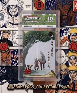 Naruto 20th Anniversary Card | eBay