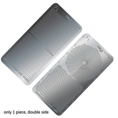T06A02 Stainless Steel Masking Sheet Easy Cutting Type Board Hobby Tools Fxcf