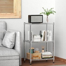 3-Tier Utility Shelving Unit Steel Organizer Wire Rack