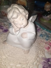 Vtg Lladro Angel Thinking #4539 Retired 1969 Fulgencio Garcia Spain ON SALE!