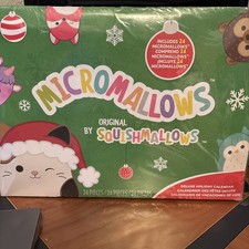 Squishmallow Micromallow 24 Day Advent Holiday Calendar- 1  Size New Deluxe