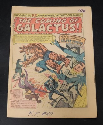 Fantastic Four (1961) #48 1ST Silver Surfer & Galactus Jack Kirby Stan Lee PR