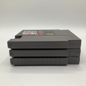 Nintendo NES Super Mario Bros 1 2 & 3 Game Cartridge Lot Tested
