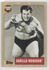 2007 Topps Heritage III WWE Gorilla Monsoon #81 qp4