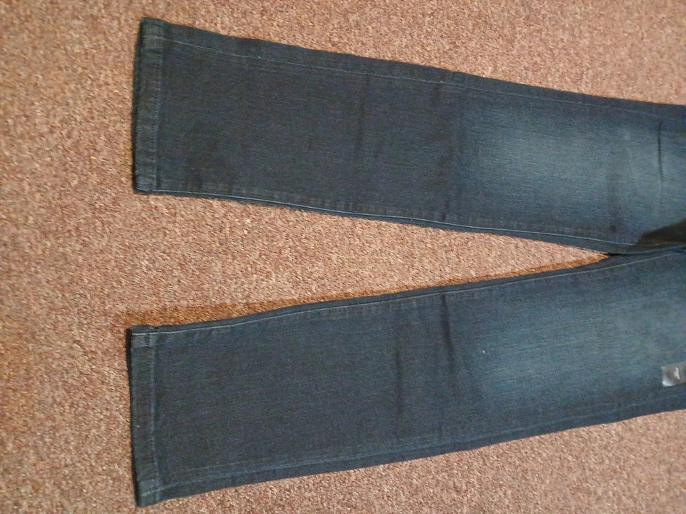 Apt. Pantalones de mezclilla para mujer 9® con control de barriga tiro medio pierna recta talla 10L nuevos con etiquetas Foto 3 de 4