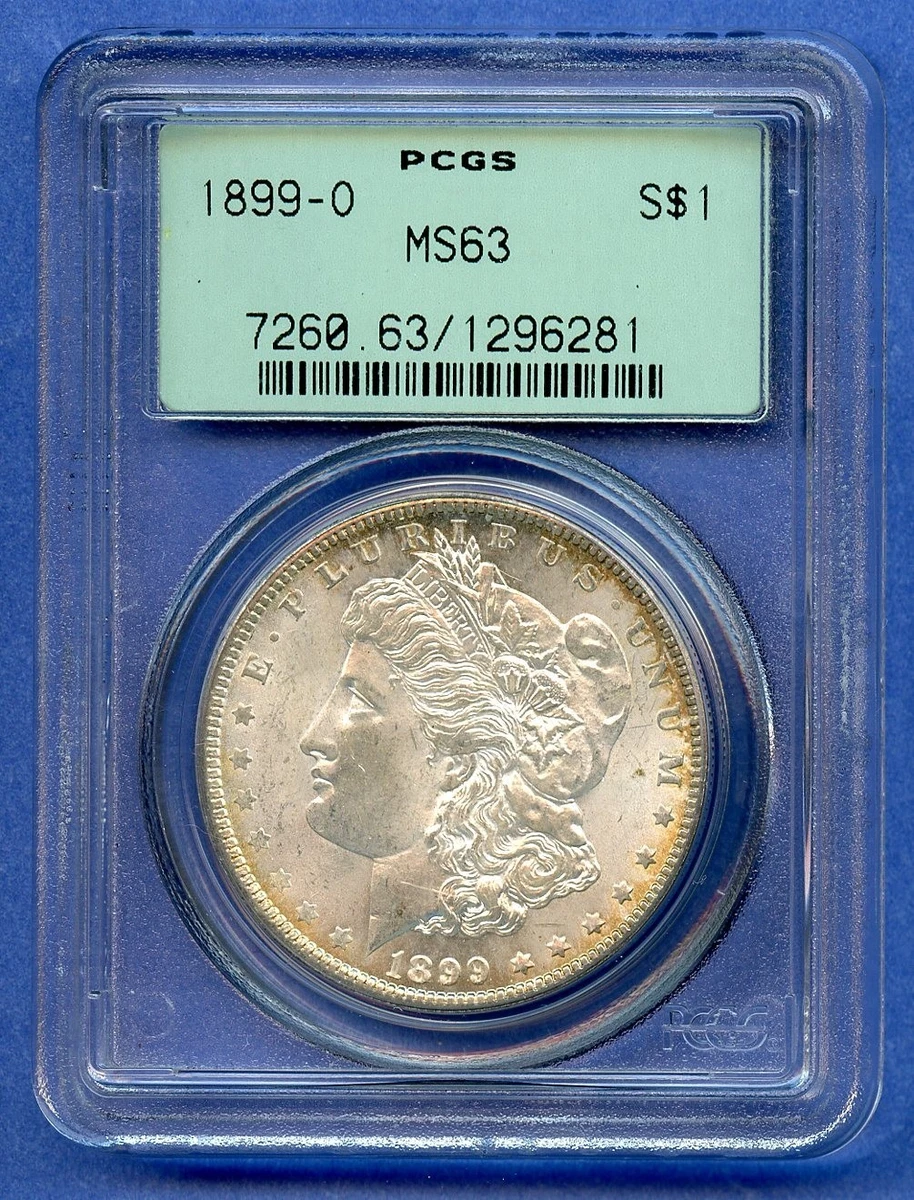 MS 63 Graded 1899 Year Morgan US Dollars (1878-1921) for sale | eBay