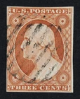 CKStamps: US Stamps Collection Scott#10A 3c Washington Used