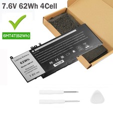 Battery 6MT4T For Dell Latitude E5470 E5570 Series TXF9M 79VRK 7V69Y 7.6V 62Wh