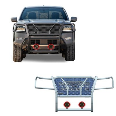 Black Horse Rugged HD Grille Guard Kit Modular  BK fit 2022-2026 Nissan Frontier