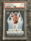 2024 Donruss Jayden Daniels White Hot Rookies RC PSA 8