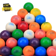 Chewing Bubble Gum for Kids - 1 Inch Large Gumballs - 3.5 OZ Gum Balls - Assorte