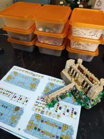 Magic Castle 6369 Pieces With All Mini Figures, Accessories, Level - Hard