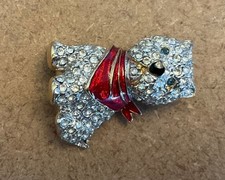 Butler and Wilson Westie dog brooch