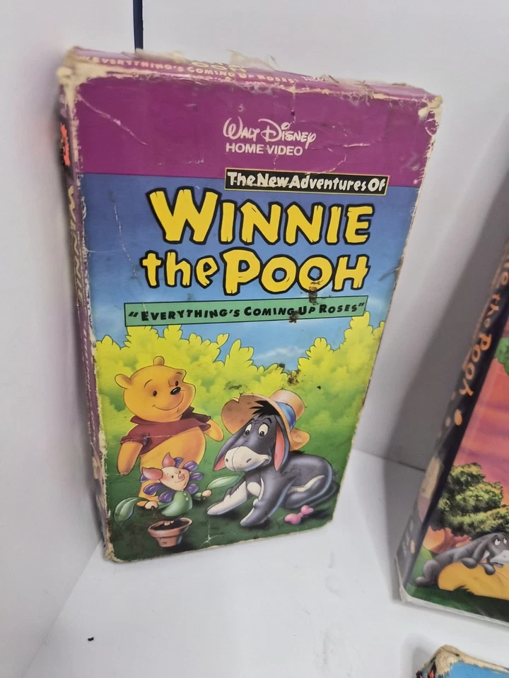Vintage Winnie The Pooh VHS Lot Of 6 Foto 2 de 4