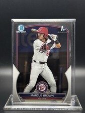 2023 Bowman Chrome - Marcus Brown First Bowman RC No. BDC-26