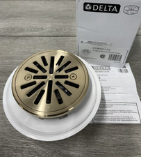 Delta DT061411-CZ 4" Tile-In Round Shower Drain - Champagne Bronze