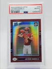 JAYDEN DANIELS 2024 DONRUSS OPTIC RATED ROOKIE RED HYPER GEM RC PSA 10 Q0004