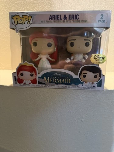 Vinyl: Disney - Ever After Castle- POP- 2 Pack- Ariel&Eric -...