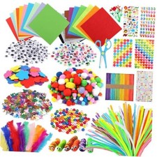 DOITEM Pipe Cleaners Craft Supplies, 1500+Pcs Arts and Crafts Supplies