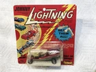 HOT WHEELS RED LINE ERA JOHNNY LIGHTNING MOVIN VAN RED MINT ON OPENED CARD