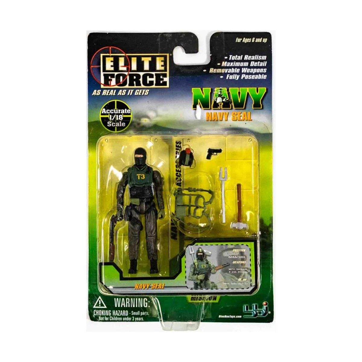 Blue Box Military & Adventure 1:18 Elite Force Action Figures for