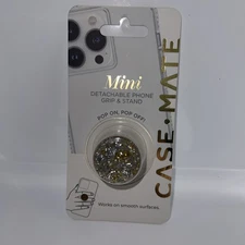 Case-Mate Minis Suction Cup Phone Holder, Twinkle Gold, New