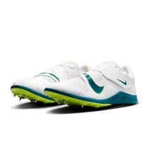 NWOT Nike Zoom Rival Men's Size 8.5 Women's size 10 White Bright Spruce Black 