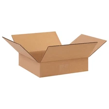 GRAINGER APPROVED 55VG50 PK 25 Shipping Box,10x10x2 in 55VG50