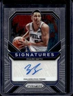 2020-21 Panini Prizm Zhaire Smith Signatures Auto Autograph #SI-ZSM 76ers