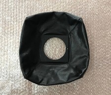 Ebony Leather Large Format Wide Angle Bellows for SV45 Series Used From Japan