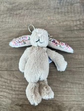 Jellycat Blossom Cream Bunny Berry Bag Charm Keyring BNWT + Dust Bag UK SELLER