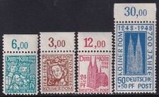 Bizone 1948 Mi.-Nr. 69-72 Oberrandst&uuml;cke - postfrisch
