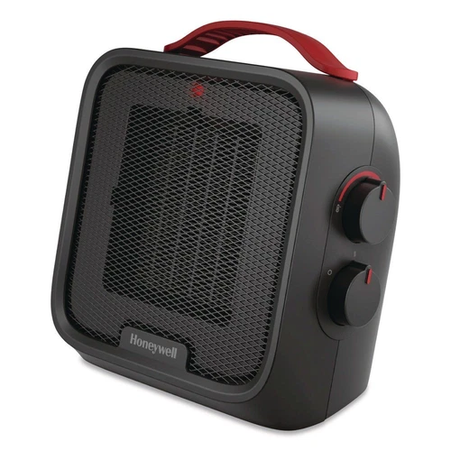 Honeywell HCE210B UberHeat 4.5" x 4.5" x 8.86" 5 Ceramic Heater - Black New