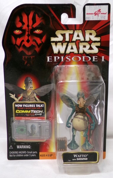 "Star Wars Episode 1 Commtech Watto Mit Datapad 3.75\" Figur Hasbro Neu Ovp"-image