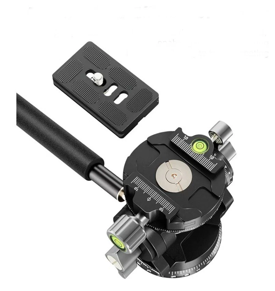 360° Swivel Handle hydraulic dual panoramic 2D pan/tilt for DSLR Digital Video - Image 3 of 4