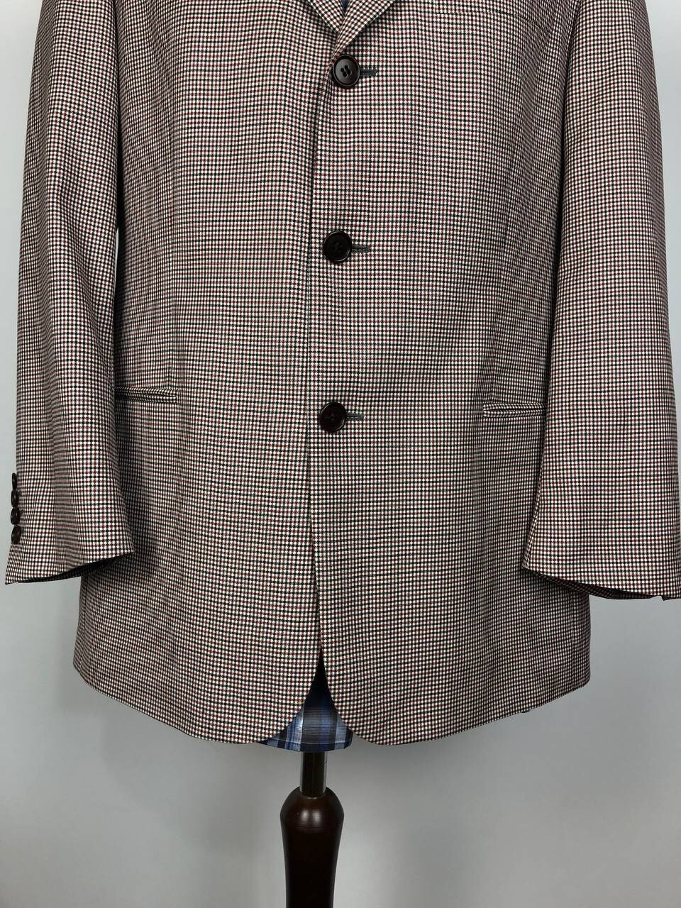 HUGO BOSS Classic Wool Blazer Jacket Check thumbnail 3